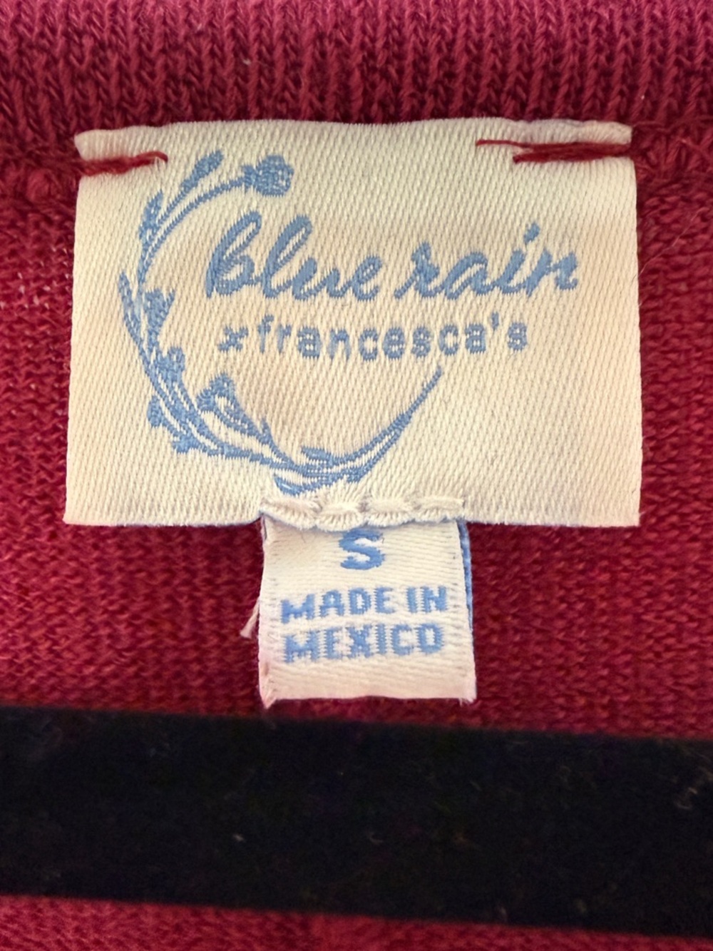 Blue Rain Francesca’s Small Oversized Knit Top in Berry Pink - Picture 5 of 6